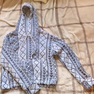 Soft Aztec print hoodie